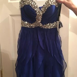 Alyce black label royal blue size 0 gown